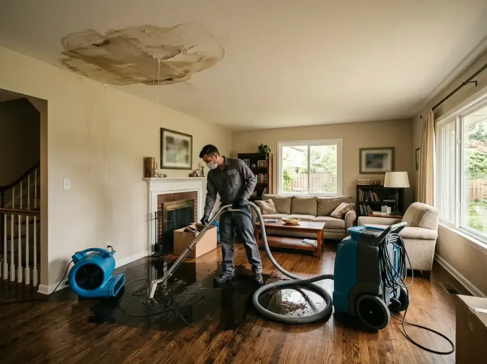 attic-pipe-burst-ceiling-drip-008 — frequently asked questions, Water Damage Restoration & Carpet Care in Carmel, IN